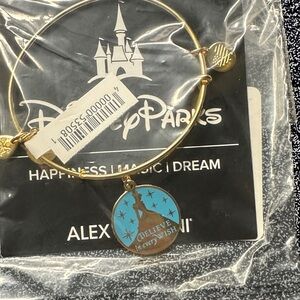 NWT Disney’s Cinderella Alex and Ani Gold Bracelet with Believe in every wish